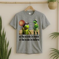 On The Outside I'm Hootin On The Inside I'm Hollerin T-Shirt