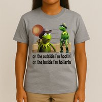 On The Outside I'm Hootin On The Inside I'm Hollerin T-Shirt