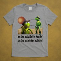 On The Outside I'm Hootin On The Inside I'm Hollerin T-Shirt