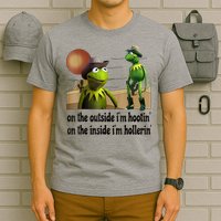 On The Outside I'm Hootin On The Inside I'm Hollerin T-Shirt