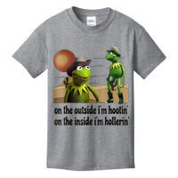 On The Outside I'm Hootin On The Inside I'm Hollerin Kids T-Shirt