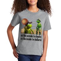 On The Outside I'm Hootin On The Inside I'm Hollerin Kids T-Shirt