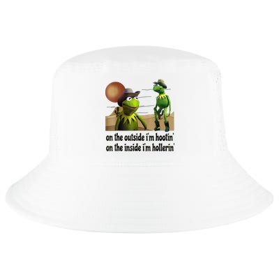 On The Outside I'm Hootin On The Inside I'm Hollerin Cool Comfort Performance Bucket Hat