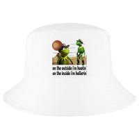 On The Outside I'm Hootin On The Inside I'm Hollerin Cool Comfort Performance Bucket Hat