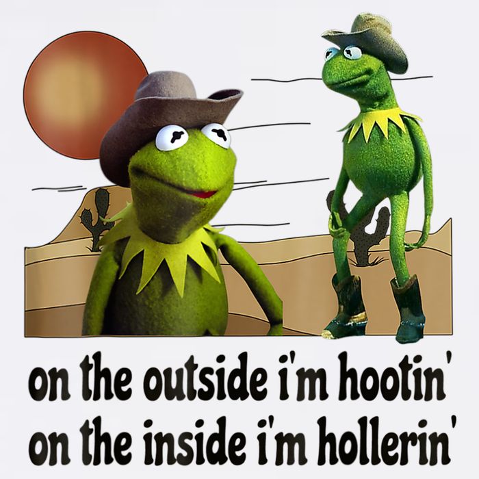 On The Outside I'm Hootin On The Inside I'm Hollerin Cool Comfort Performance Bucket Hat