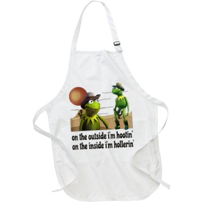 On The Outside I'm Hootin On The Inside I'm Hollerin Apron