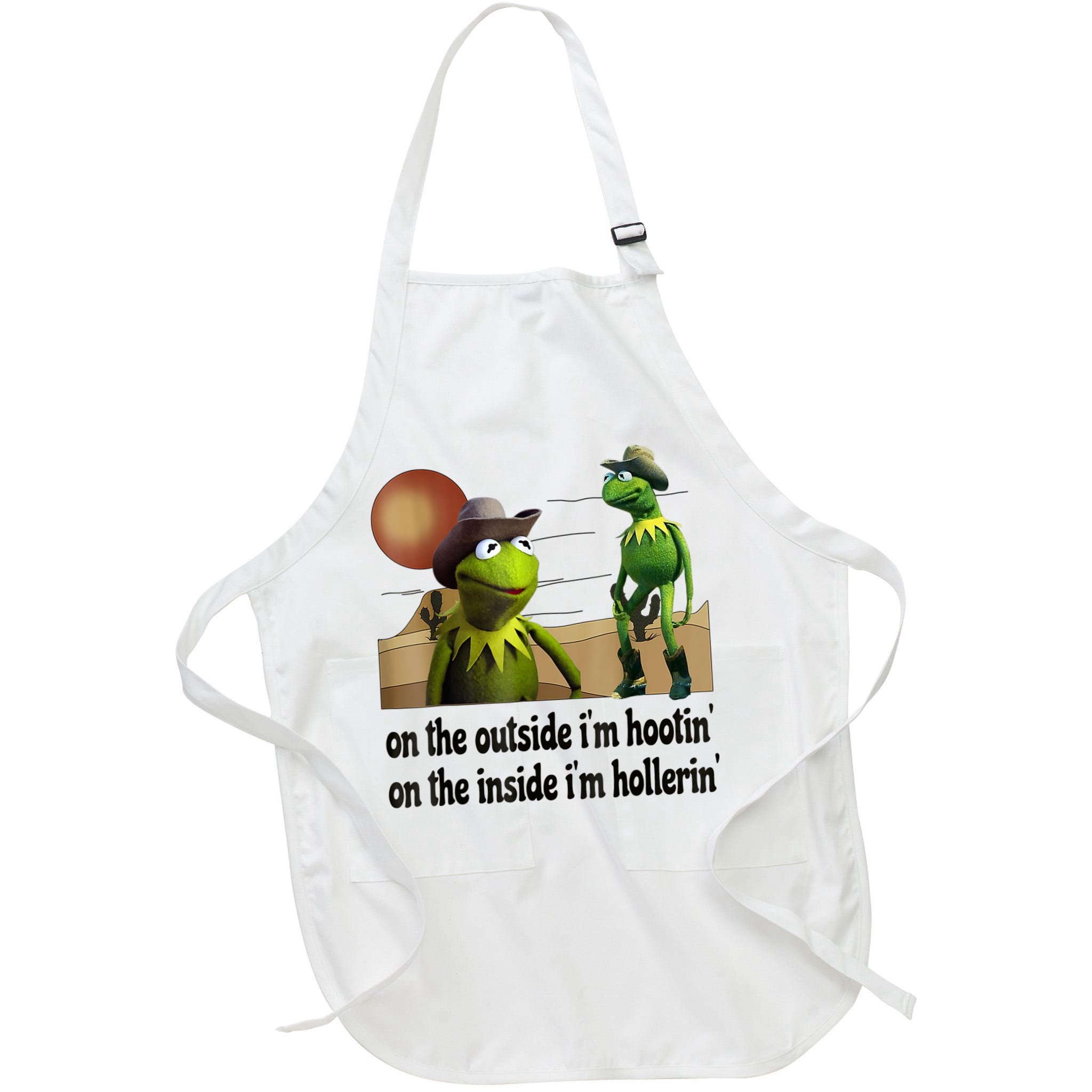 On The Outside I'm Hootin On The Inside I'm Hollerin Apron
