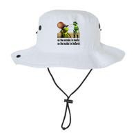 On The Outside I'm Hootin On The Inside I'm Hollerin Bucket Hat