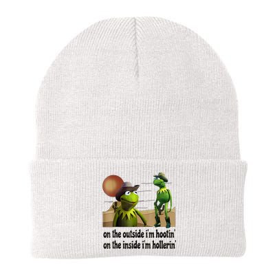 On The Outside I'm Hootin On The Inside I'm Hollerin Beanie