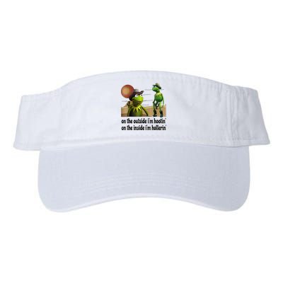 On The Outside I'm Hootin On The Inside I'm Hollerin Visor