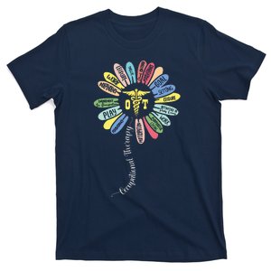 Occupational Therapy OT Therapist Inspire OT Month Flower T-Shirt