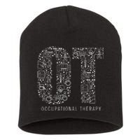 Occupational Therapy OT Month Therapist Art Idea Short Acrylic Beanie