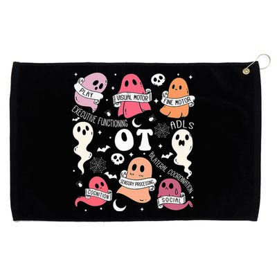 Occupational Therapy OT OTA Halloween Spooky Cute Ghosts Grommeted Golf Towel