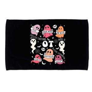 Occupational Therapy OT OTA Halloween Spooky Cute Ghosts Microfiber Hand Towel