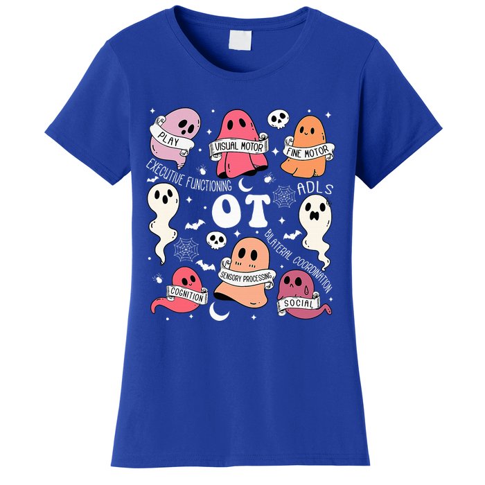 Occupational Therapy OT OTA Halloween Spooky Cute Ghosts Women's T-Shirt