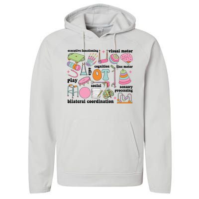 Occupational Therapy OT COTA Performance Fleece Hoodie