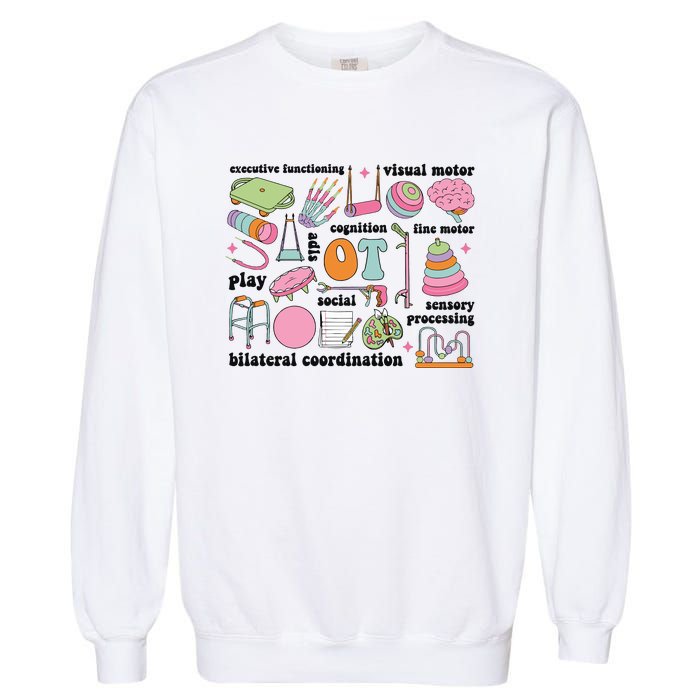 Occupational Therapy OT COTA Garment-Dyed Sweatshirt