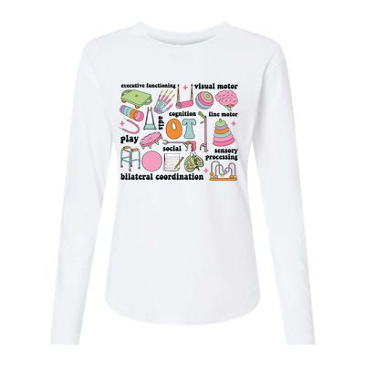 Occupational Therapy OT COTA Womens Cotton Relaxed Long Sleeve T-Shirt