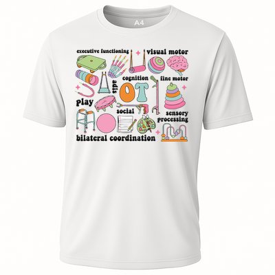 Occupational Therapy OT COTA Cooling Performance Crew T-Shirt