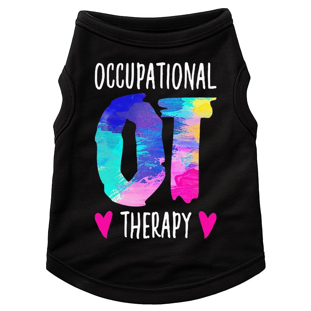 Occupational Therapist OTA Colorful Occupational Therapy Doggie Tank