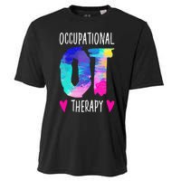 Occupational Therapist OTA Colorful Occupational Therapy Cooling Performance Crew T-Shirt