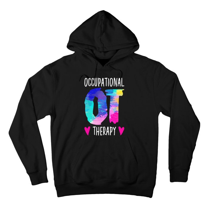 Occupational Therapist OTA Colorful Occupational Therapy Hoodie