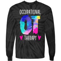 Occupational Therapist OTA Colorful Occupational Therapy Tie-Dye Long Sleeve Shirt