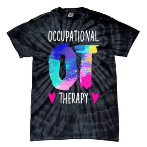 Occupational Therapist OTA Colorful Occupational Therapy Tie-Dye T-Shirt