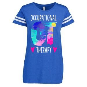 Occupational Therapist OTA Colorful Occupational Therapy Enza Ladies Jersey Football T-Shirt