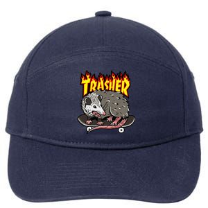 Opossum Trasher 7-Panel Snapback Hat