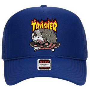 Opossum Trasher High Crown Mesh Back Trucker Hat