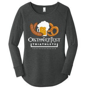 Oktoberfest Triathlete Women's Perfect Tri Tunic Long Sleeve Shirt