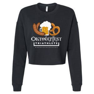 Oktoberfest Triathlete Cropped Pullover Crew