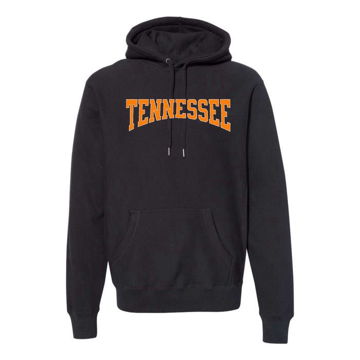 Orange Tennessee Premium Hoodie