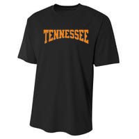 Orange Tennessee Performance Sprint T-Shirt