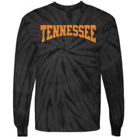 Orange Tennessee Tie-Dye Long Sleeve Shirt