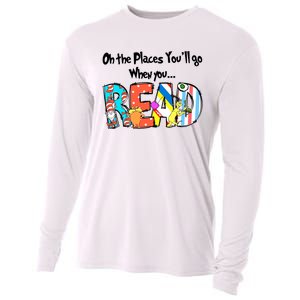 Oh The Places You'll Go When You Read National Read Across America Cooling Performance Long Sleeve Crew