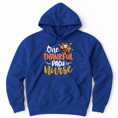 One Thankful Pacu Nurse Turkey Leopard Thanksgiving Cute Gift Hoodie