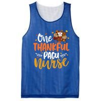 One Thankful Pacu Nurse Turkey Leopard Thanksgiving Cute Gift Mesh Reversible Basketball Jersey Tank