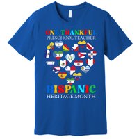 One Thankful Preschool Teacher Hispanic Heritage Month Gift Premium T-Shirt