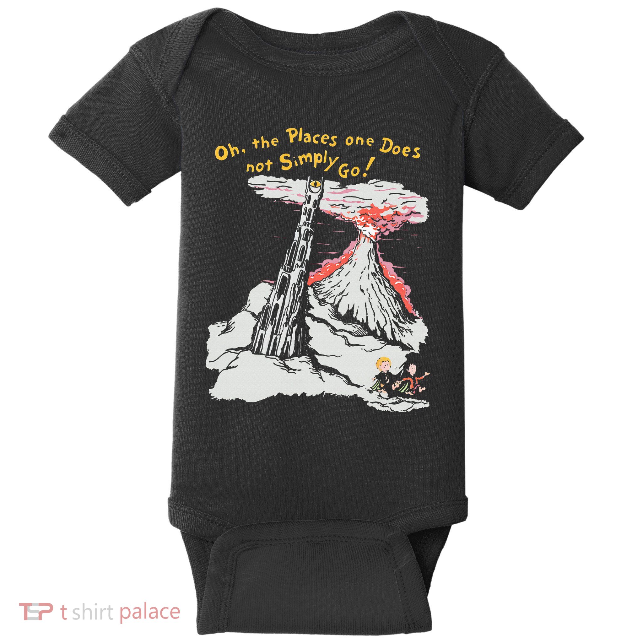 Oh The Places One Does Not Simply Go! Baby Bodysuit