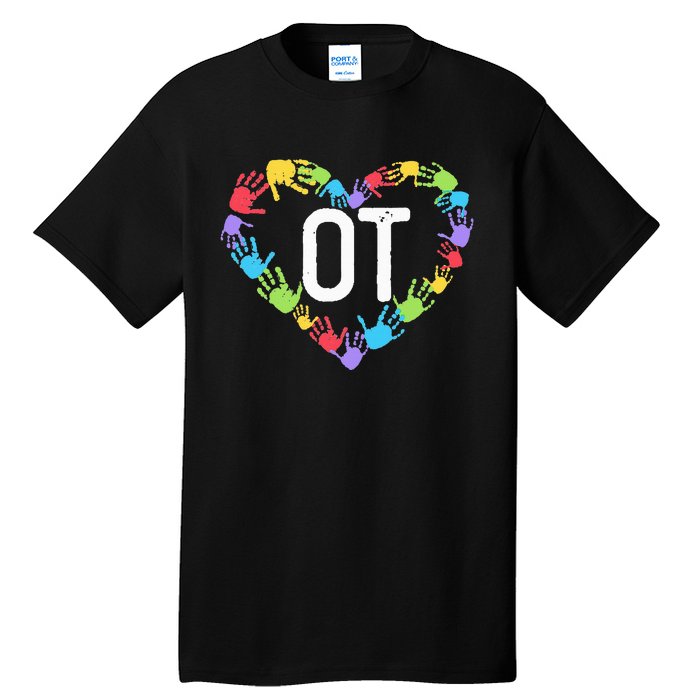 Occupational Therapy Pediatric Therapist Assistant OT Month Tall T-Shirt