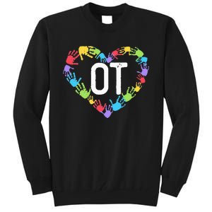 Occupational Therapy Pediatric Therapist Assistant OT Month Tall Sweatshirt