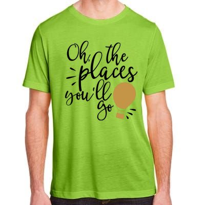 Oh The Places You'll Go Thinking Lightbulb Adult ChromaSoft Performance T-Shirt