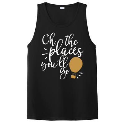 Oh The Places You'll Go Thinking Lightbulb PosiCharge Competitor Tank