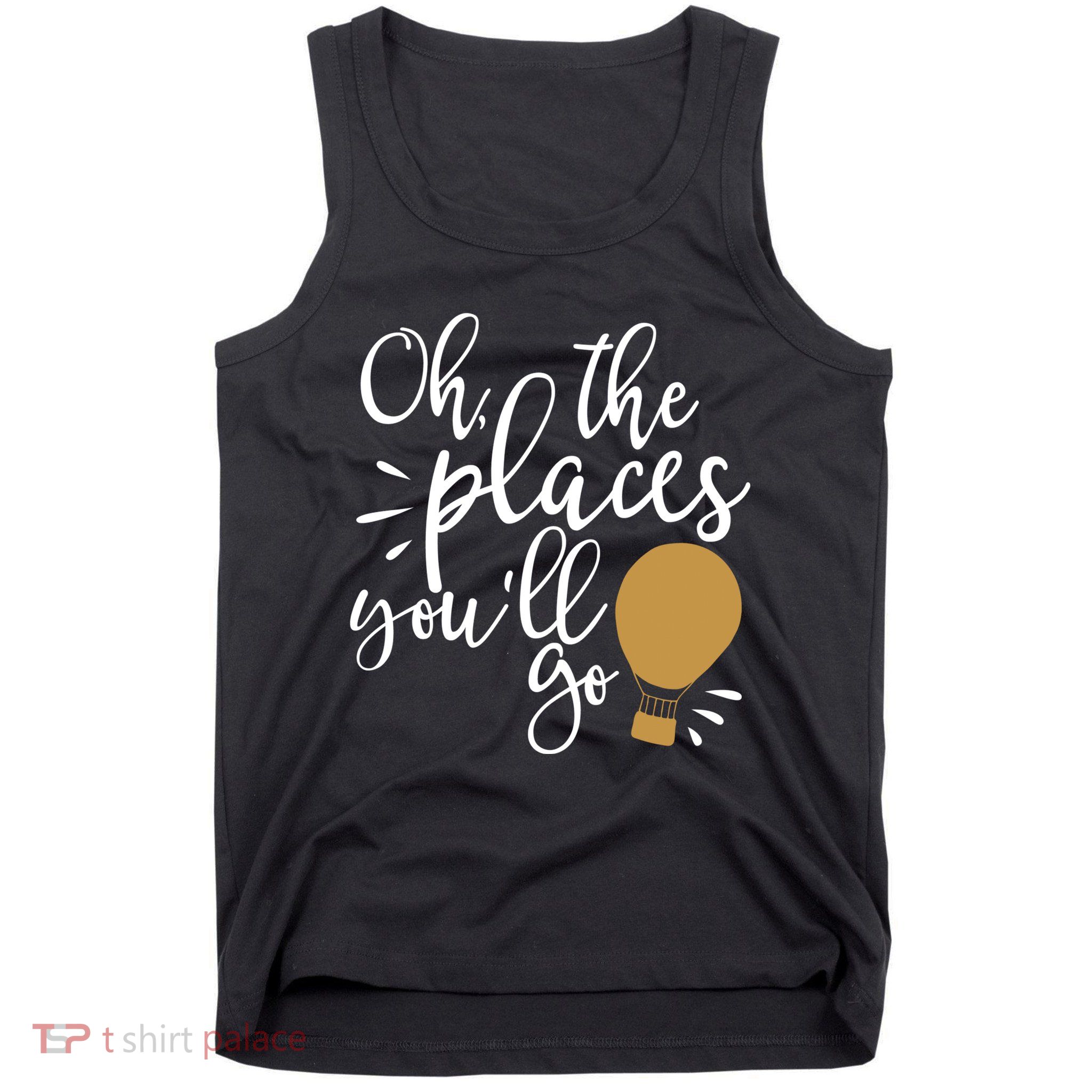 Oh The Places You'll Go Thinking Lightbulb Tank Top