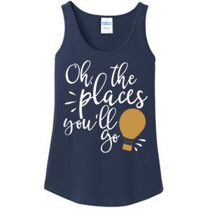 Oh The Places You'll Go Thinking Lightbulb Ladies Essential Tank