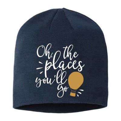 Oh The Places You'll Go Thinking Lightbulb Sustainable Beanie