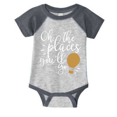 Oh The Places You'll Go Thinking Lightbulb Infant Baby Jersey Bodysuit