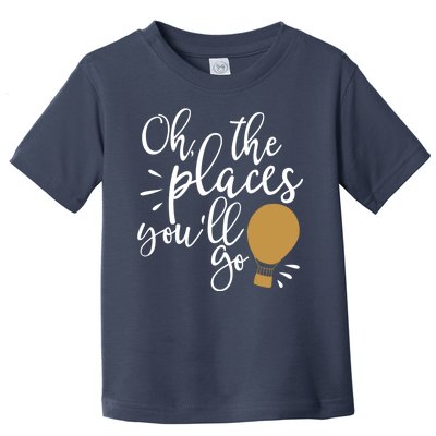 Oh The Places You'll Go Thinking Lightbulb Toddler T-Shirt